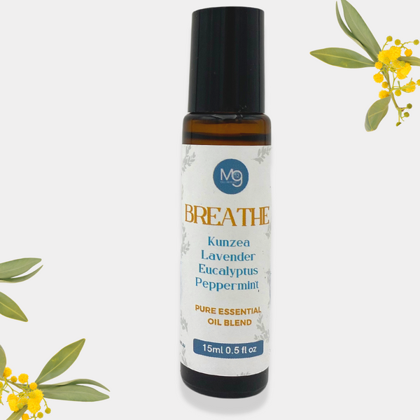 BREATHE ESSENTIAL OIL ROLLER 15ML - Heat Wheat Products