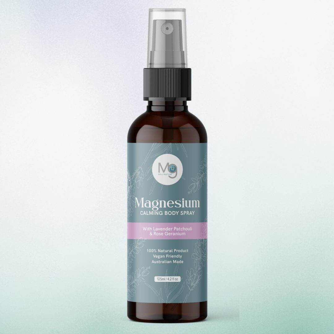 MAGNESIUM OIL CALMING BODY SPRAY 125ML Heat Wheat Products